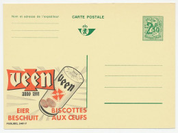 Publibel - Postal Stationery Belgium 1970 Egg Biscuit - Alimentazione