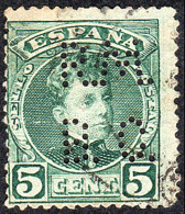 Málaga - Edi O 242 - Perforado "RMBC" Pequeño - (Bodegas) - Used Stamps