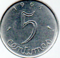 France 5 Centimes 1964 - 5 Centimes