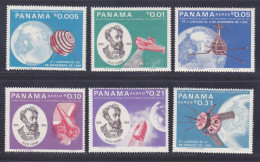 PANAMA N°  443 & 444, A415 à 418 ** MNH Neufs Sans Charnière ,TB (D7442) Jules Vernes Et Satellites - 1967 - Panama