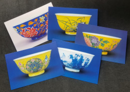 Taiwan National Palace Museum Ancient Enamel Bowls 2002 Bowl (postcard) MNH - Brieven En Documenten