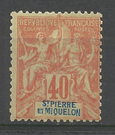 SAINT PIERRE ET MIQUELON N° 68 NEUF** LUXE SANS CHARNIERE / Hingeless / MNH - Unused Stamps