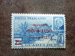 1944 Soufrière Et Pétain 2,50F Surchargé Oeuvres Coloniales    Y&T= 173      TBE - Oblitérés