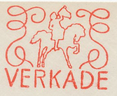 Meter Cut Netherlands 1953 Trumpet - Herald - Horse - Verkade - Music