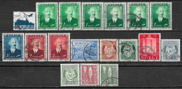 1941-1964 NORWAY LOT OF 18 USED STAMPS (Michel # A230,315,317,328,355,357,479,481,524xA,759) - Used Stamps