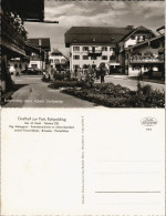 Ruhpolding Strassen Partie, Personen Am Gasthaus Zur Post Dorf-Partie 1960 - Ruhpolding