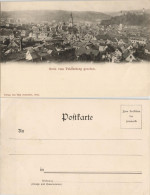 Ansichtskarte Greiz Panorama Stadt Vom Pohlitzberg Gesehen 1900 - Greiz