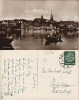 Ansichtskarte Flensburg Binnenhafen Und Ruderer 1933 - Flensburg
