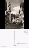 Mittenwald Dorfstrasse, Div. Geschäfte & Autos U.a. VW Käfer Auto 1960 - Mittenwald