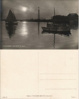 Postcard Helsingborg Hälsingborg Stimmungsbild Hafen 1930 - Schweden