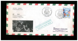 ITALIA - MODENA - 1992 - 70 Anni Di SCOUTISMO - VOLO ALITALIA BOLOGNA-ROMA Con Lettera - Briefe U. Dokumente