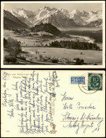 Ansichtskarte  Blick Vom Malerwinkel Auf Die Allgäuer Alpen 1955 - Unclassified