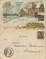 Ansichtskarte  Stimmungsbild Haqlt Gegen Das Licht Sommer Winter 1908 - Unclassified