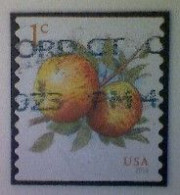 United States, Scott #5037, Used(o), 2016 Definitive, Albemarle Pippin Apple, 1¢, Multicolored - Used Stamps