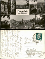 Ansichtskarte Hohnstein (Sächs. Schweiz) Stadtteilansichten 1963 - Hohnstein (Saechs. Schweiz)