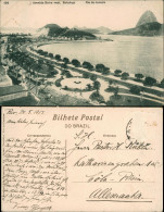Postcard Botafogo-Rio De Janeiro Avenida Beira-mar 1913 - Rio De Janeiro