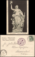Ansichtskarte Rüdesheim (Rhein) Germania Auf Dem National-Denkmal 1905 - Ruedesheim A. Rh.