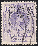 Málaga - Edi O 270 - Perforado "FCA" (Ferrocarriles Andaluces) - Used Stamps