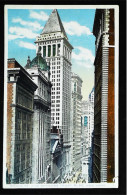 ► WALL STREET NYSE. Vintage Card 1920s - NEW YORK CITY (Architecture) - Bancos