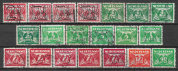 1940-1941 NETHERLANDS SET OF 20 USED STAMPS (Scott # 226,228,243A,243C,243E,243K,243P) CV $4.60 - Gebruikt