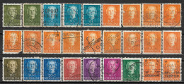 1949-1953 NETHERLANDS 27 Used Stamps (Scott # 306-308,310-313,315,317,B248) CV $5.40 - Gebruikt