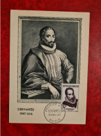 Carte 1957 MAXI   PARIS Cervantes - Non Classés