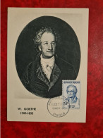 Carte 1957 MAXI   PARIS W. GOETHE - Unclassified