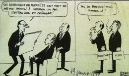 ► Coupure De Presse   Le Figaro Jacques Faisant 1982 Giscard D'Estaing Chirac Krasucki  Edmond Maire Renault Billancourt - 1950 à Nos Jours