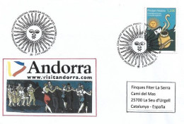 La Communauté Argentine En Andorre / La Comunidad Argentina En Andorra.  1er Jour 2017 (FDC) - Lettres & Documents
