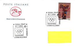 ITALIA ITALY - 2002 ROMA Seminario CIO Citius Altius Fortius "la Donna Nello Sport" (cerchi Olimpici) Su Busta PT - 9662 - 2001-10: Marcophilia