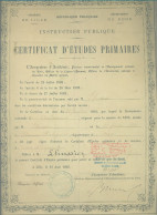 263 -  CERTIFICAT D ETUDES PRIMAIRTES ACADEMIE DE LILLE 1893 - 1800 – 1899