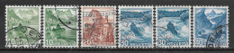 1948 SWITZERLAND Set Of 6 USED STAMPS (Scott # 317,318,320,321) CV $9.35 - Oblitérés