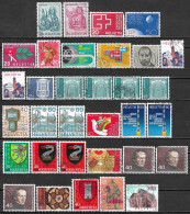 1961-2003 SWITZERLAND LOT OF 33 USED STAMPS CV €15.60 - Used Stamps