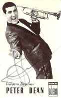 *Photographie Peter DEAN Avec Autographe - Chanteur Trompétiste - Signiert