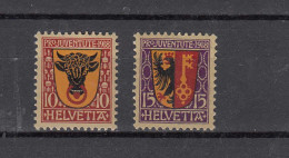 PJ   1918     N° J10 - J11   NEUFS**    COTE 80.00        CATALOGUE SBK - Unused Stamps