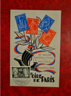 Carte 1956 MAXI  PARIS  FOIRE DE PARIS REIMS FLORENC  12° SALON - Unclassified