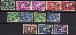 Belgique Chemin De Fer 1938-46  , 12 Timbres Oblitérés, Liste COB Ci-dessous - Usati