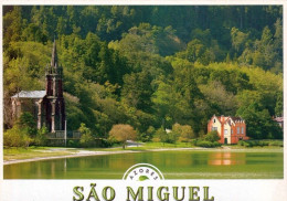 1 AK Azoren * Die Kirche Nossa Senhora Das Vitóras Im Neugotischen Stil Am See Von Furnas Auf Der Insel São Miguel * - Açores