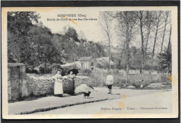 60 - GOUVIEUX - Route De Creil Et Rue Des Carrières - Animée - Gouvieux