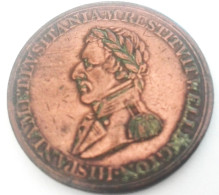 , Jeton  , Wellington, Victoire à Salamanque, 1812, , Bronze - Other & Unclassified