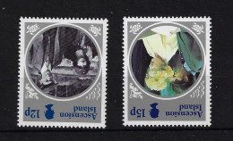 ASCENSION SG376W/377W, 1985 TWO INVERTED WATERMARKS MNH - Ascensión