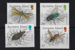 ASCENSION SG483/6, 1989 INSECTS (3RD) MNH - Ascensión