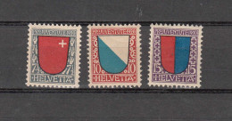 PJ   1920     N° J15 à J17   NEUFS**    COTE 60.00        CATALOGUE SBK - Unused Stamps