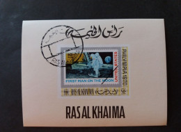 ARAB EMIRATES RAS AL KHAIMA 1970 INTERNATIONAL STAMPS EXHIBITION PHILYMPIA 70 MNH MINI SHEET - Ras Al-Khaima