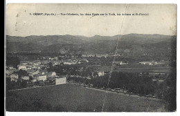 66 Ceret - Vue Generale , Les Deux Ponts Sur Le Tech,les Arenes Et Saint Ferreol - Ceret