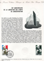 1975 27-09 (30éme Anniversaire De La Libération Des Camps De Concentration) - Documents Of Postal Services