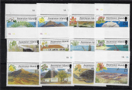 ASCENSION SG851/62, 2002 ISLAND VIEWS MARGINAL MNH SET - Ascension (Ile De L')