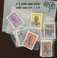 445/453 Surch. REOUVERTURE DU PARLEMENT  Qualité Grand LUXE. Postfris  1 Série   Cote.9-€ - Unused Stamps