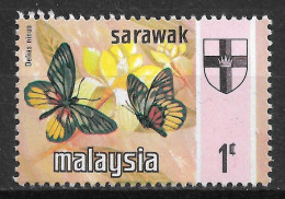 1971 SARAWAK USED STAMP (Scott # 235) - Malesia (1964-...)