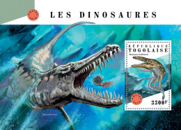 TOGO 2018 MNH  Dinosaurs  Michel Code:  9040 / Bl.1591. Yvert&Tellier Code: 1417 - Togo (1960-...)